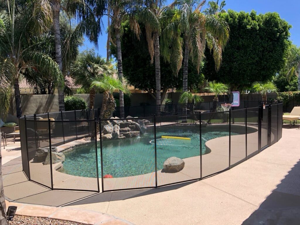 Clear Choice Pool Fence – photo